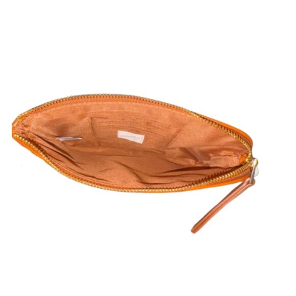 Universal Thread Women's zippered Wrist wallet in a rich brown faux leather - Picture 2 of 5